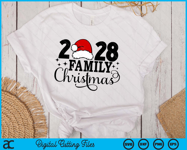 2028 Family Christmas, Matching Family Christmas SVG PNG Digital Printable Files