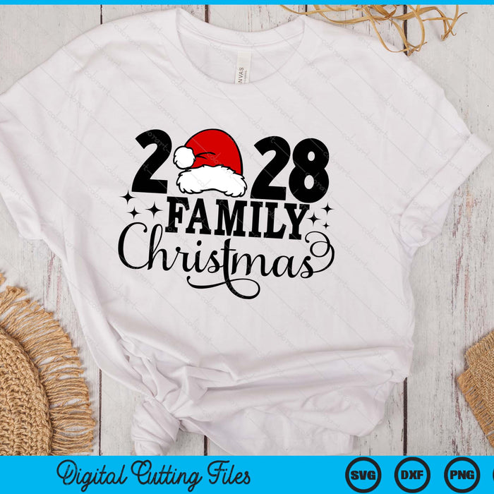 2028 Family Christmas, Matching Family Christmas SVG PNG Digital Printable Files