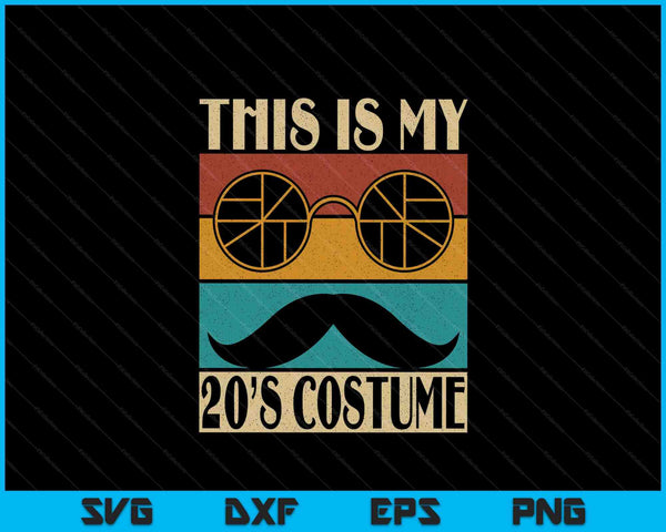 20s costume roaring 20's outfit 1920 twenties 20 party SVG cut file