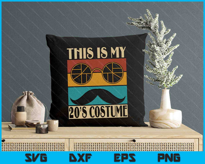 20s Costume Roaring 20's Outfit 1920 Twenties 20 Party SVG PNG Digital Printable Files