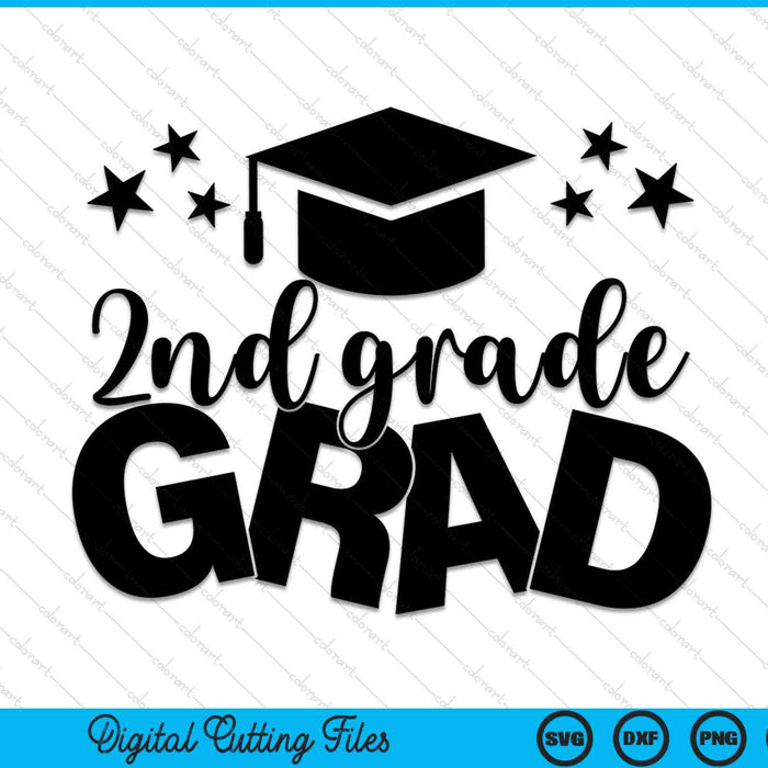2nd grade grad middle school graduation SVG cut file