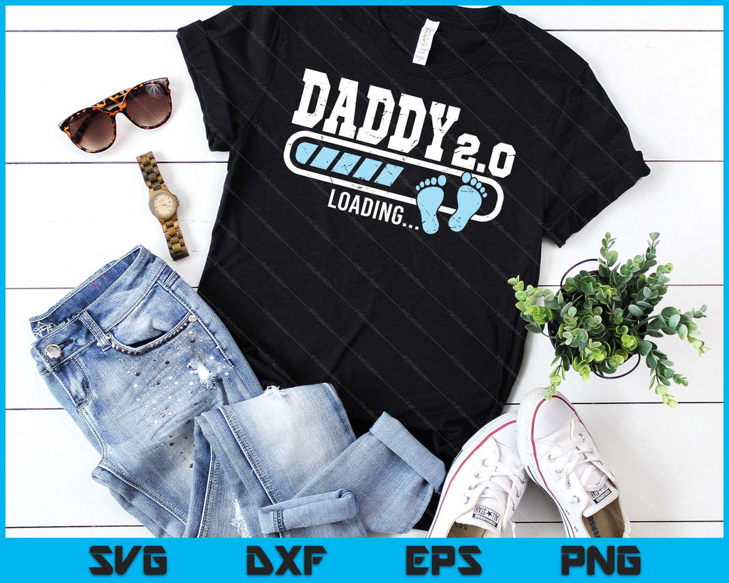 2nd Second Time Dady Loading Bar Baby Announcement SVG Cutting Files ...