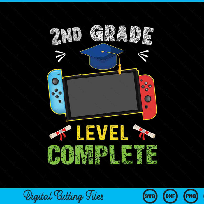 2nd Grade Level Complete Graduation SVG PNG Cutting Printable Files