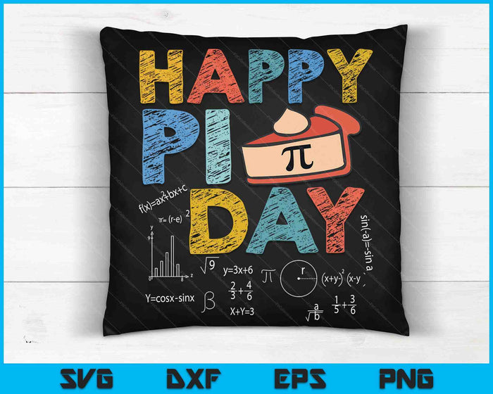 3.14 PI Day Pie Day Pi-symbool voor wiskundeliefhebbers en kinderen SVG PNG snijden afdrukbare bestanden