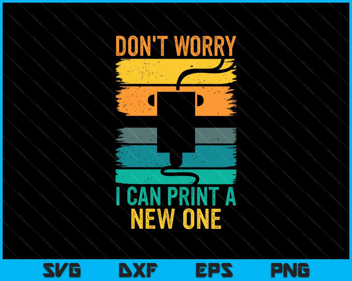 3d Printer Vintage Retro Present Idea For Geeks 3d Printing SVG PNG Digital Printable Files