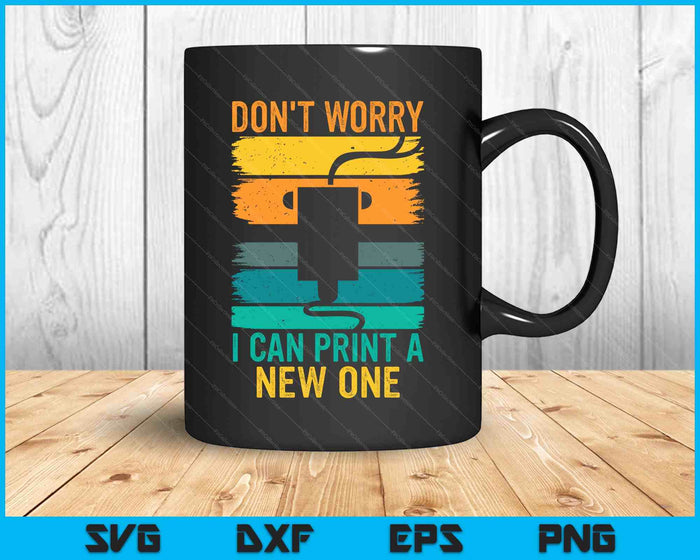 3d Printer Vintage Retro Present Idea For Geeks 3d Printing SVG PNG Digital Printable Files