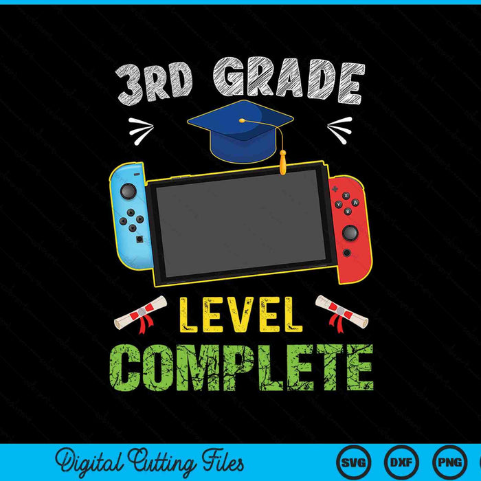 3rd Grade Level Complete Graduation SVG PNG Cutting Printable Files