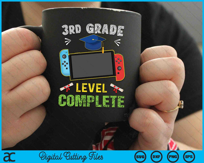 3rd Grade Level Complete Graduation SVG PNG Cutting Printable Files