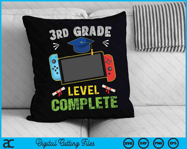 3rd Grade Level Complete Graduation SVG PNG Cutting Printable Files