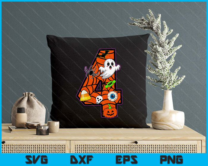 2nd Birthday Halloween 2 Year Old Ghost Costume Boo SVG PNG Digital Printable Files