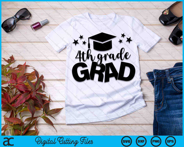 4th Grade Grad Middle School Graduation SVG PNG Digital Cutting Files