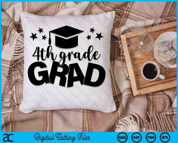 4th Grade Grad Middle School Graduation SVG PNG Digital Cutting Files