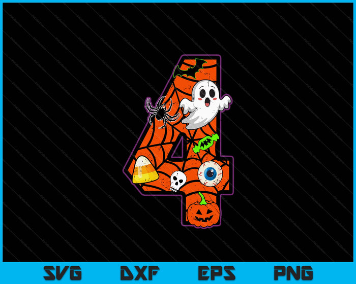 2nd Birthday Halloween 2 Year Old Ghost Costume Boo SVG PNG Digital Printable Files