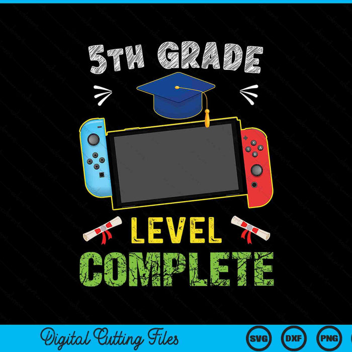 5e leerjaar niveau volledige afstuderen Gaming klasse 2023 SVG PNG snijden afdrukbare bestanden
