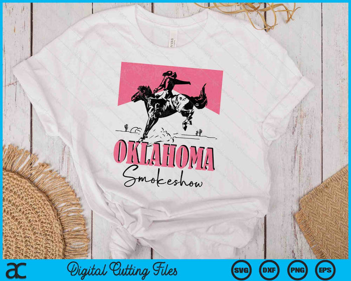 90s Oklahoma Fan Vintage Oklahoma Western Rodeo Style SVG PNG Digital Printable Files