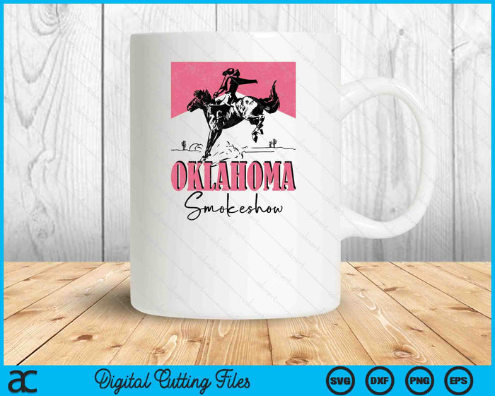 90s Oklahoma Fan Vintage Oklahoma Western Rodeo Style SVG PNG Digital Printable Files