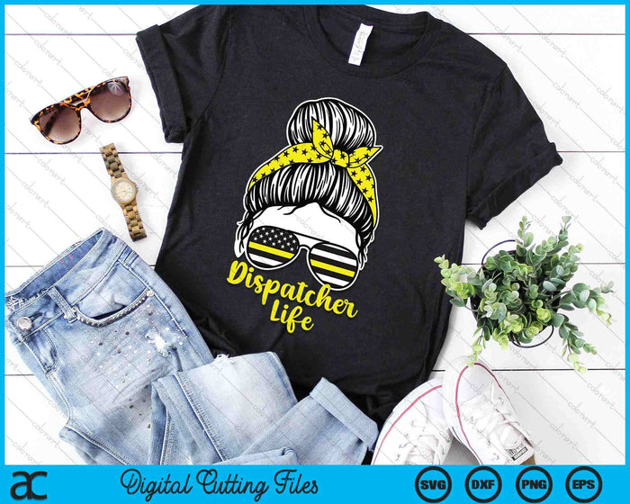 Dispatcher Life Female Operator Emergency Responder SVG PNG Digital Printable Files