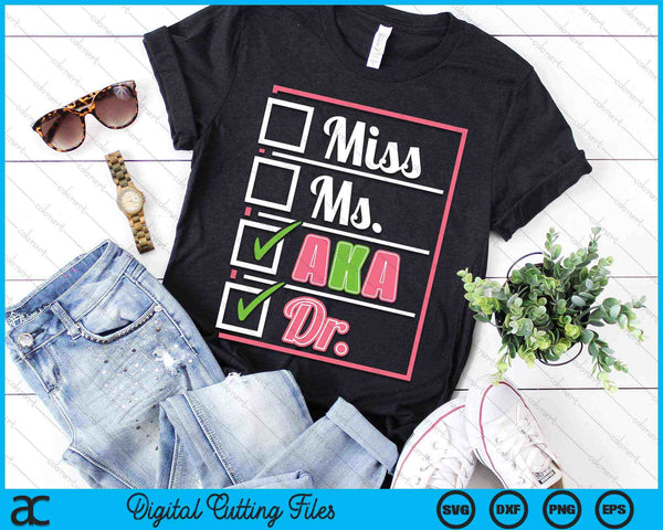 AKA arts medisch werknemer waardering afstuderen SVG PNG digitale snijbestanden - on a t-shirt