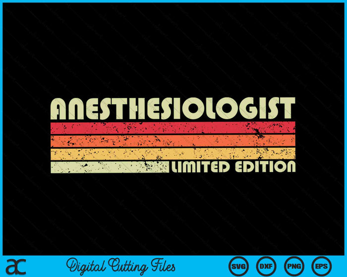 ANESTHESIOLOGIST Funny Job Title Profession Birthday Worker SVG PNG Cutting Printable Files