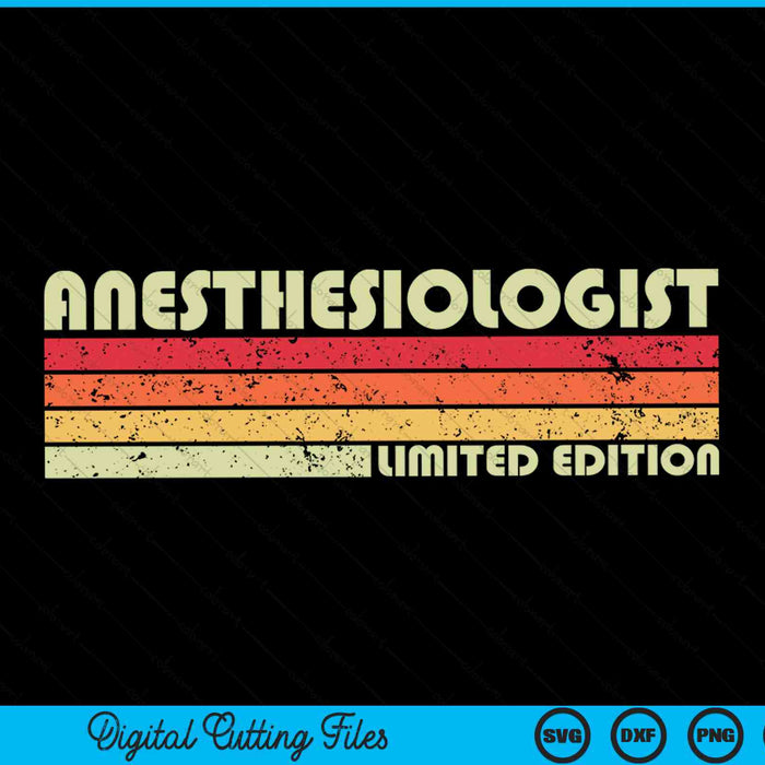 ANESTHESIOLOGIST Funny Job Title Profession Birthday Worker SVG PNG Cutting Printable Files