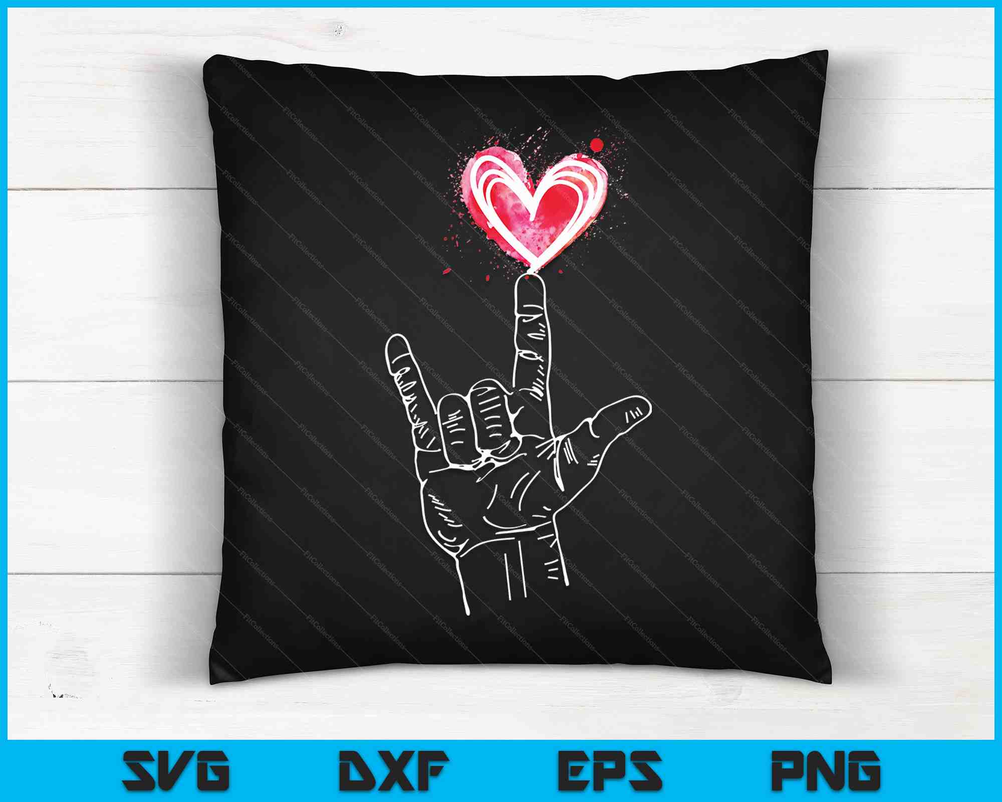 Asl Sign Heart I Love You Sign Language Heart