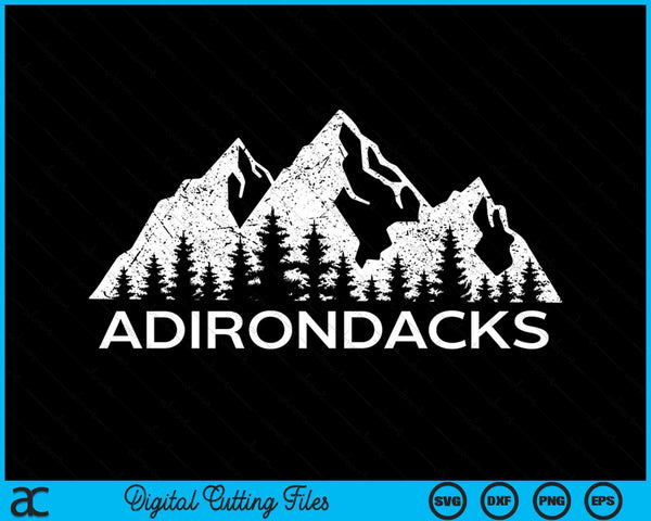 Adirondacks New York  Adirondacks Mountain Souvenir Gift SVG PNG Digital Cutting Files