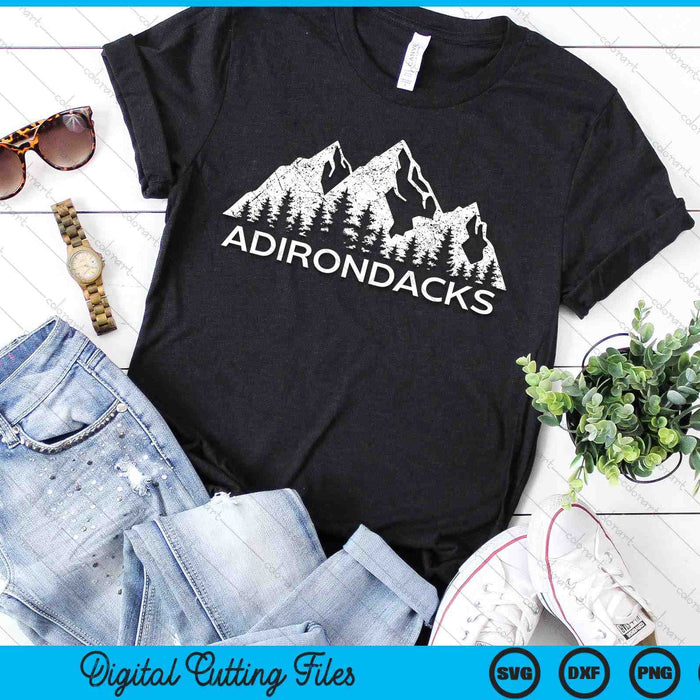 Adirondacks New York  Adirondacks Mountain Souvenir Gift SVG PNG Digital Cutting Files