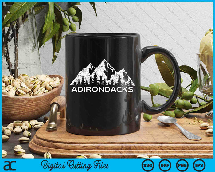 Adirondacks New York  Adirondacks Mountain Souvenir Gift SVG PNG Digital Cutting Files