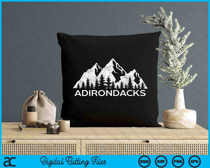 Adirondacks New York  Adirondacks Mountain Souvenir Gift SVG PNG Digital Cutting Files