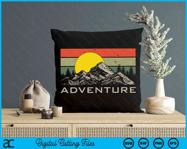 Adventure Outdoor Camping Backpacking Hiking SVG PNG Cutting Printable Files