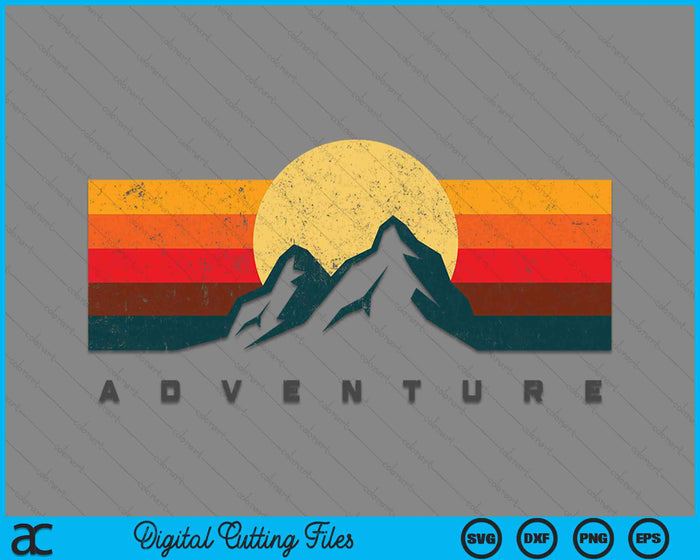 Adventure Outdoor Camping Hiking SVG PNG Digital Cutting Files