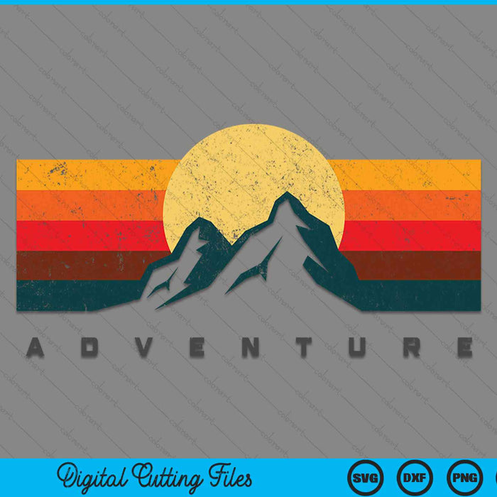 Adventure Outdoor Camping Hiking SVG PNG Digital Cutting Files