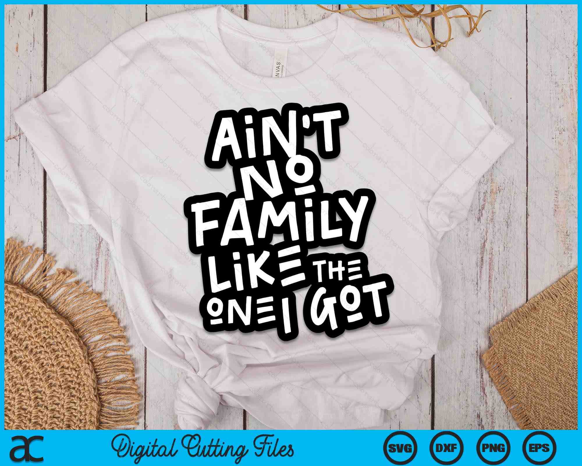 Ain't No Family Like The One I Got For Family SVG PNG Cutting Files ...