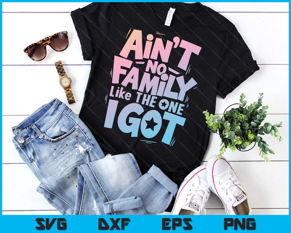 Ain't No Family Like The One I Got Matching Family Reunion SVG PNG Digital Printable Files