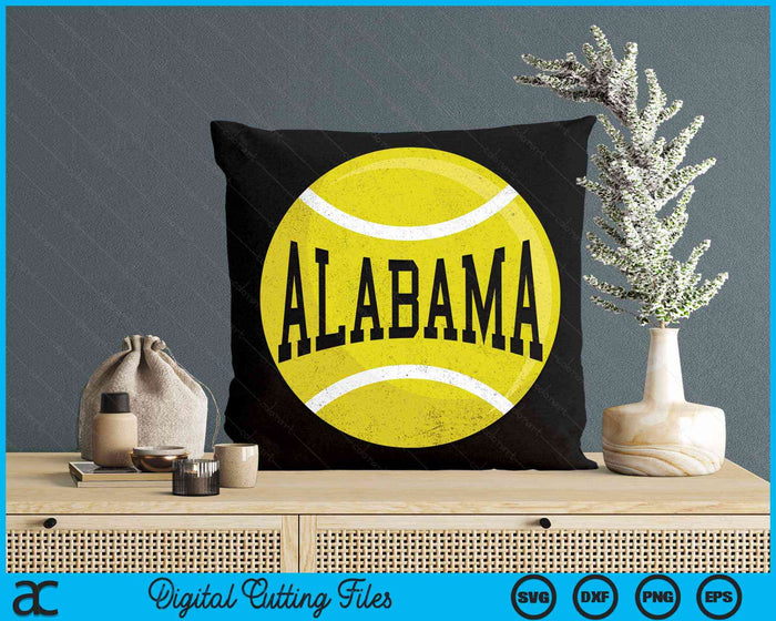 Alabama Tennis Fan SVG PNG Digital Cutting Files