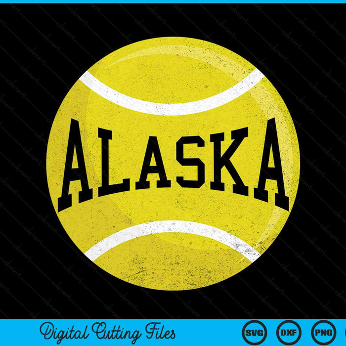 Alaska Tennis Fan SVG PNG Digital Cutting Files