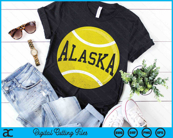 Alaska Tennis Fan SVG PNG Digital Cutting Files