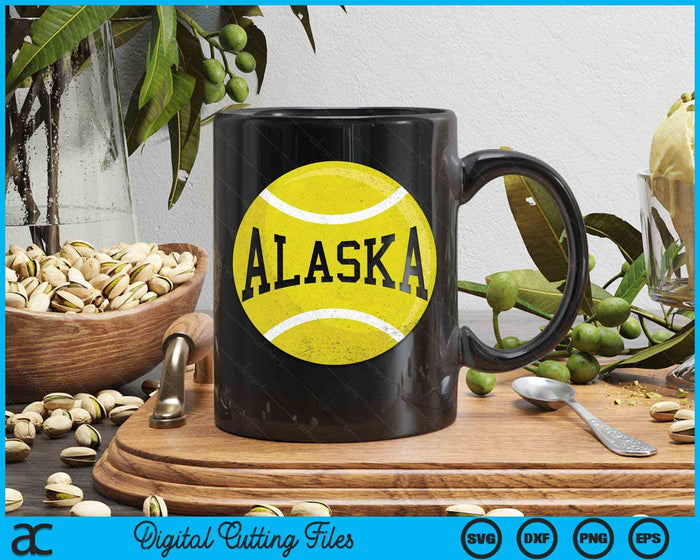 Alaska Tennis Fan SVG PNG Digital Cutting Files