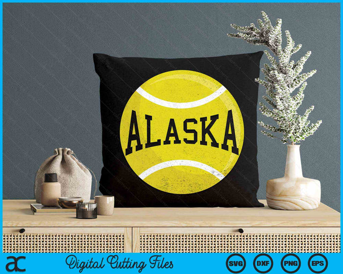 Alaska Tennis Fan SVG PNG Digital Cutting Files