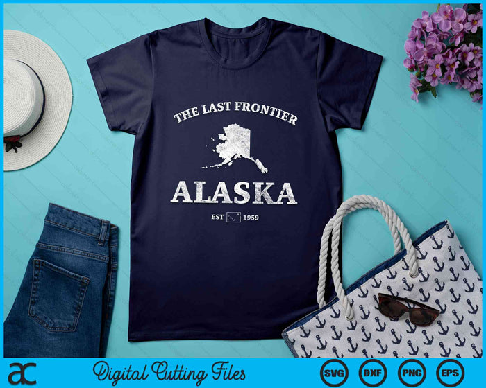 Alaska The Last Frontier SVG PNG Digital Cutting File