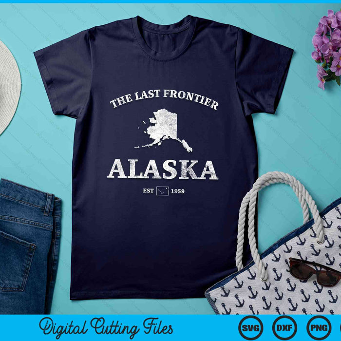 Alaska The Last Frontier SVG PNG Digital Cutting File