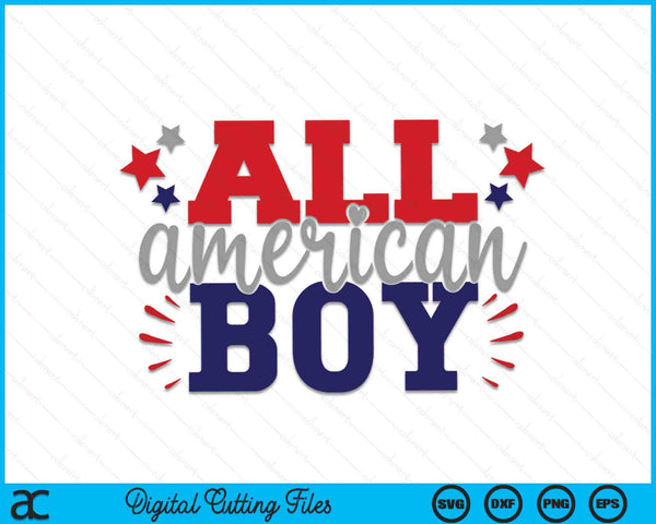 All American boy SVG cut file