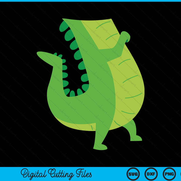 Alligator Costume Gator Crocodile Zoo Animal SVG PNG Digital Cutting Files