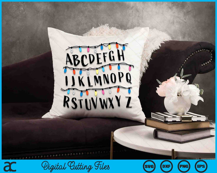 Alphabet Wall Alphabet Halloween Costume Christmas SVG PNG Digital Cutting Files