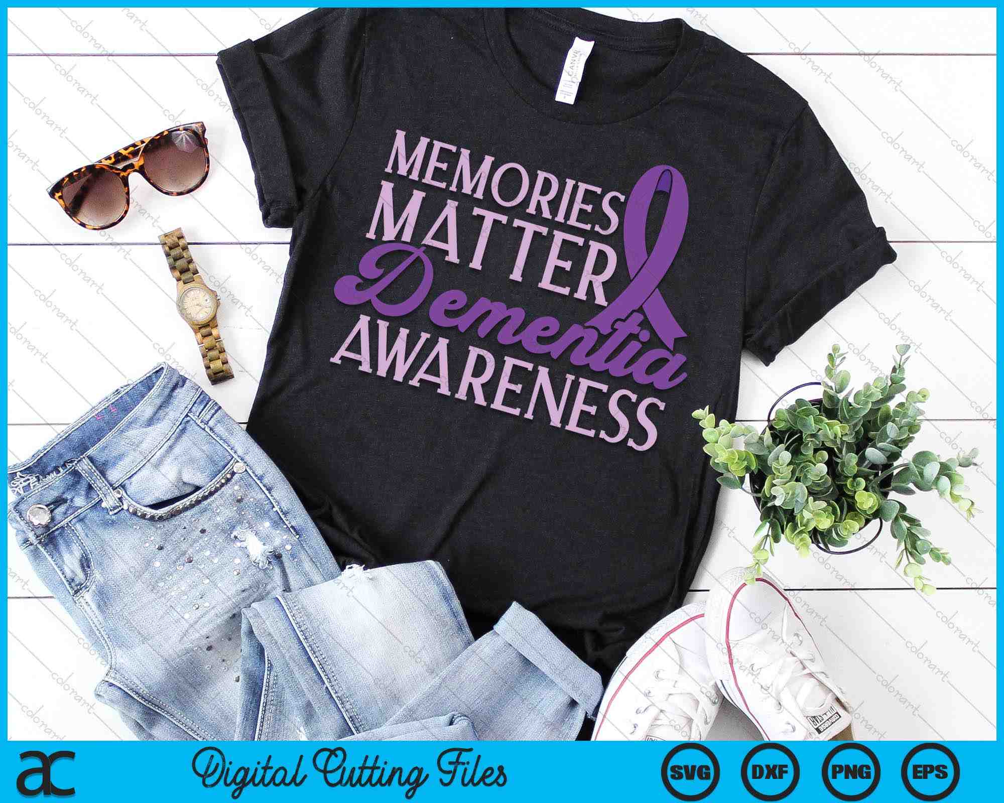 Alz Svg Alzheimer Awareness Dementia Awareness End Alz SVG PNG Cutting Files ...