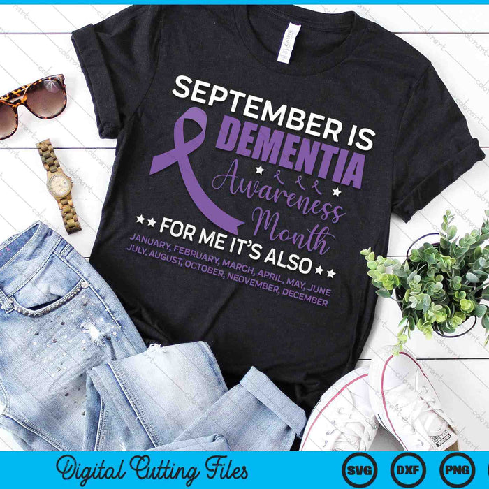 Alzheimer Awareness September Dementia Awareness Month SVG PNG Digital Cutting Files