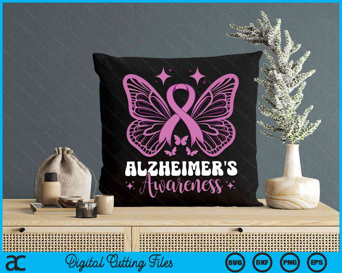 Alzheimer's Awareness SVG PNG Digital Cutting Files