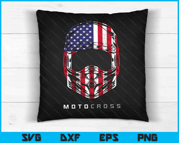 Amerikaanse crossmotor motorcross kleding motorcross crossmotor SVG PNG digitale snijbestanden