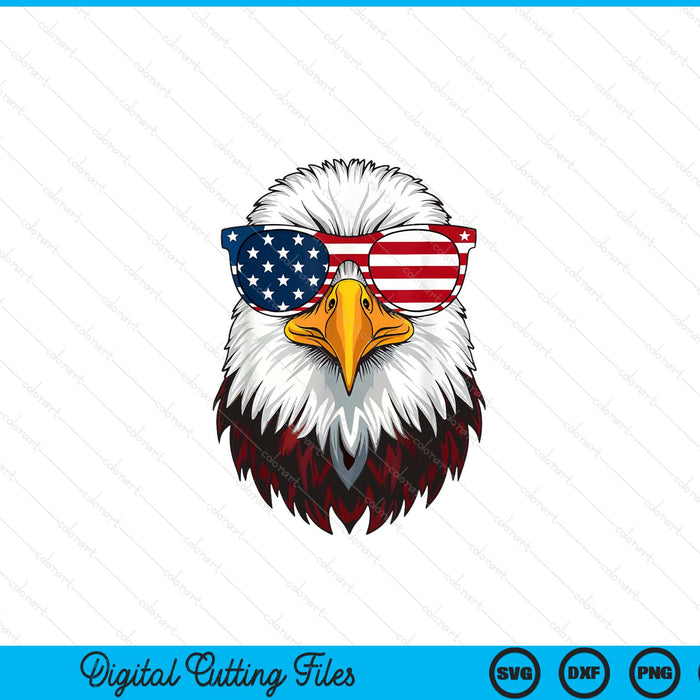 American flag patriotic eagle 4th of July SVG cut file