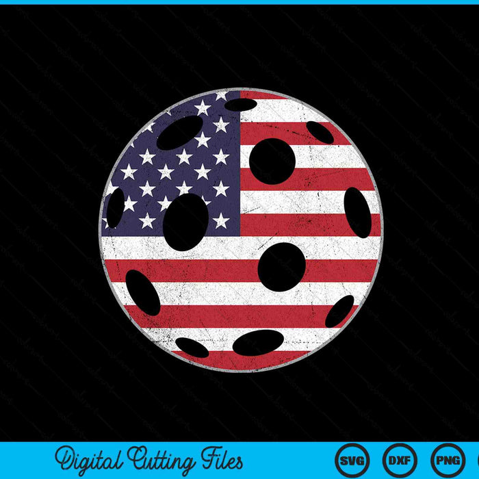 American Flag Pickleball Men Women Kids SVG PNG Digital Cutting File